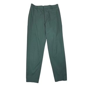 Jil Sander Men's Forest Green Cotton Trousers Pants Made in Italy JSMU310831
